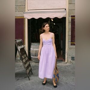 Christy Dawn Lilac Bernice Tiered Maxi Dress